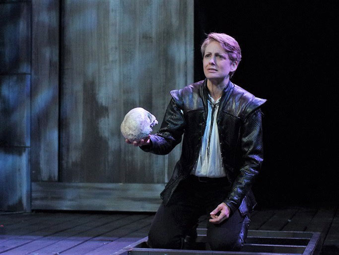 Deborah Staples as Hamlet