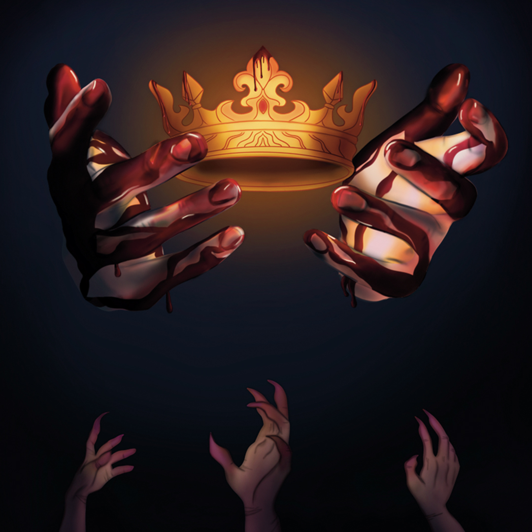 hand holding crown